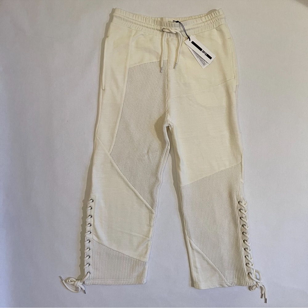 NWT McQ by Alexander McQueen Lace Up Paneled Pants - Picture 4 of 15
